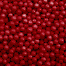 Red 4mm Sugar Beads - 1 lb.