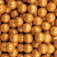 Gold Pearl 8mm Sugar Beads - 4 oz.