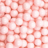 Pink 8mm Sugar Beads - 4 oz.