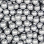 Silver Pearl 8mm Sugar Beads - 1 Lb.