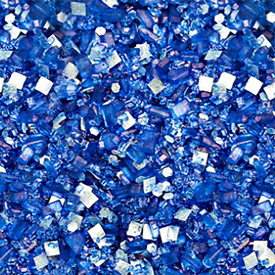 Royal Blue Bling Glittery Sugar - 16 oz.