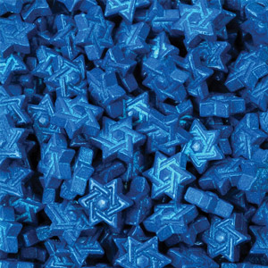 Star Of David Shaped Sprinkles - 4 oz.