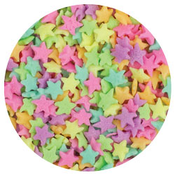 Rainbow Star Quins - 5 lbs.