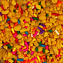 Peanut Brittle Crunch w/ Decorettes - 6 lbs.