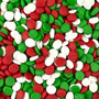 Christmas Sequins - Green/Red/White - 5 lbs.
