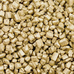 Metallic Gold Pearl Sugar Rocks - 4 oz.