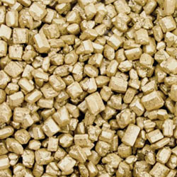 Metallic Gold Pearl Sugar Rocks - 1 Lb.