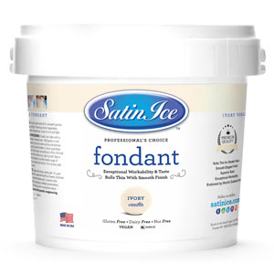 Satin Ice Ivory Fondant - 5 Lbs.