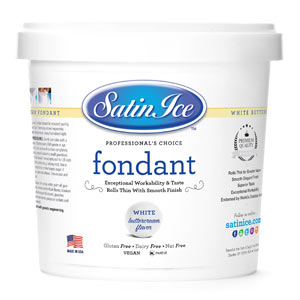 Satin Ice Buttercream Fondant - 10 lbs - White