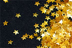 Edible Glitter Stars - Gold - 4.5 Grams