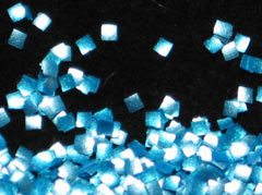 Edible Glitter Squares - Blue - 8.7 Grams