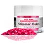 Hot Pink Shimmer Flakes - 4 Gr.