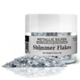 Metallic Silver Shimmer Flakes - 4 Gr.