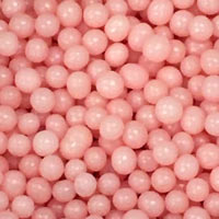 Bulk Sugar Pearls- Pink 4mm (11 Lbs)