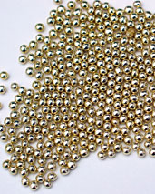 Gold Dragees #0 - 1 Lb. (3 mm)