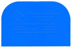 Blue Plastic Scraper