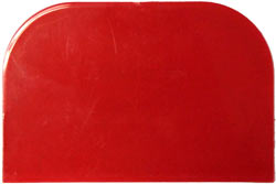Red Plastic Scraper