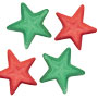 Christmas Stars - Red & Green