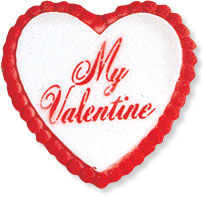 My Valentine Sugar Plaque