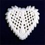 Lattice Heart - White