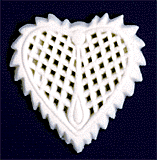 Lattice Heart - White