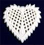 Lattice Heart - White
