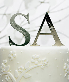 Monogram - Silver Jeweled 