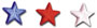 Patriotic Stars - Red, White & Blue