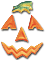 Pumpkin Face Set-Small - 5 pc set
