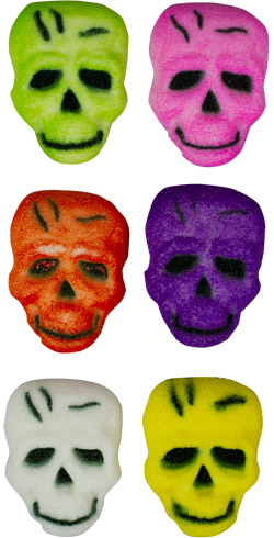Day of the Dead Skulls / Asst Colors Sugars