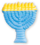 Menorah Sugar Pop-Ons - Small