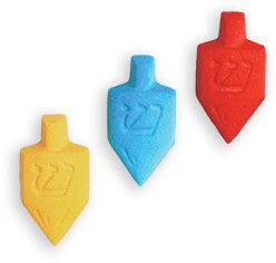 Dreydel Sugar Pop-Ons - Small