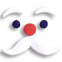 Santa Face Set - 6 Pcs