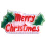 Merry Christmas Sugar Plaque