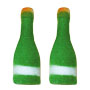 Champagne Bottle Sugar Pop-On
