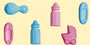 Baby Charms -Pink & Blue Asst