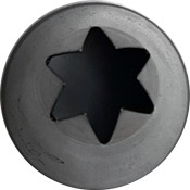 Deep Star Pastry Tube (1M)