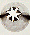 Lg Closed Star Tube # 6 - Dozen Pack