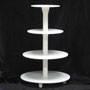 4-Tier Cake Stand - White