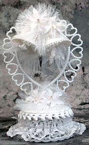Satin Bells, Woven Hearts Topper