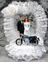 Motorcycle Wedding Cake Topper