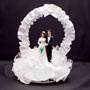 Satin Elegance Cake Topper