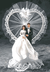 Just Married! Cake Topper