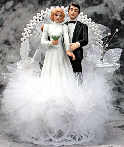 Circle Of Pearls Cake Topper