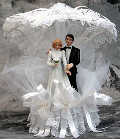 Parasol Splendor Cake Topper