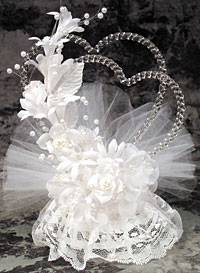 Hearts In Harmony Cake Topper