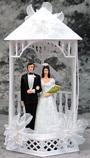 Bride & Groom Gazebo Topper