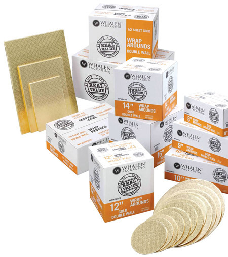 Gold Wrap Around Circles - 10