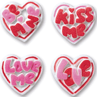 Talking Hearts Asst. Molded Sugar