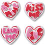 Talking Hearts Asst. Molded Sugar